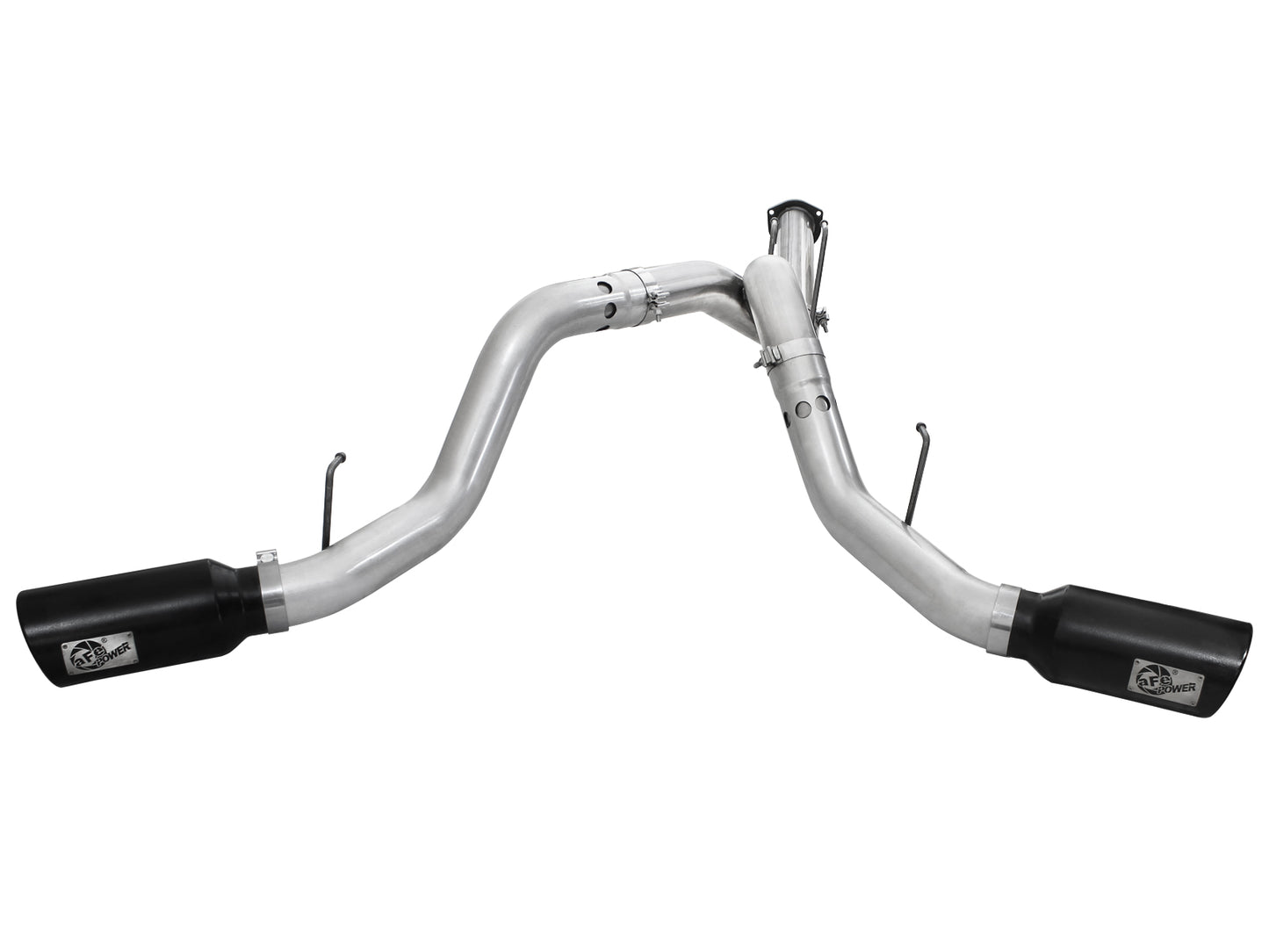 aFe Atlas Exhaust 4in DPF-Back Al Steel 11-14 Ford Diesel - 49-03065-B