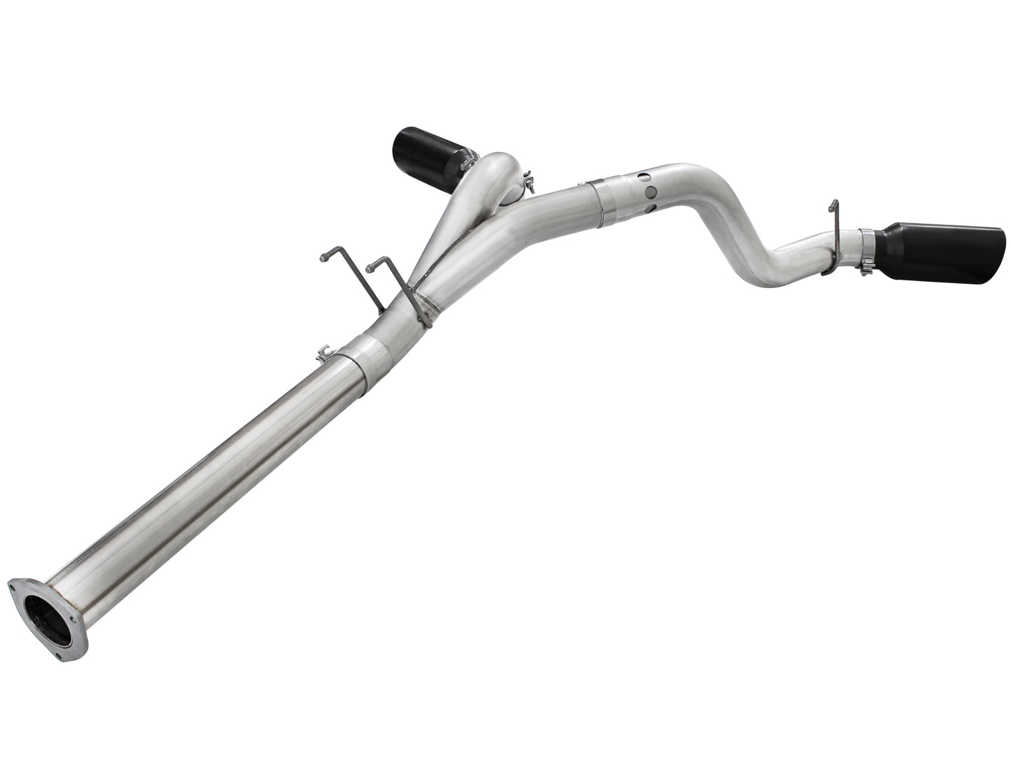 aFe Atlas Exhaust 4in DPF-Back Al Steel 11-14 Ford Diesel - 49-03065-B