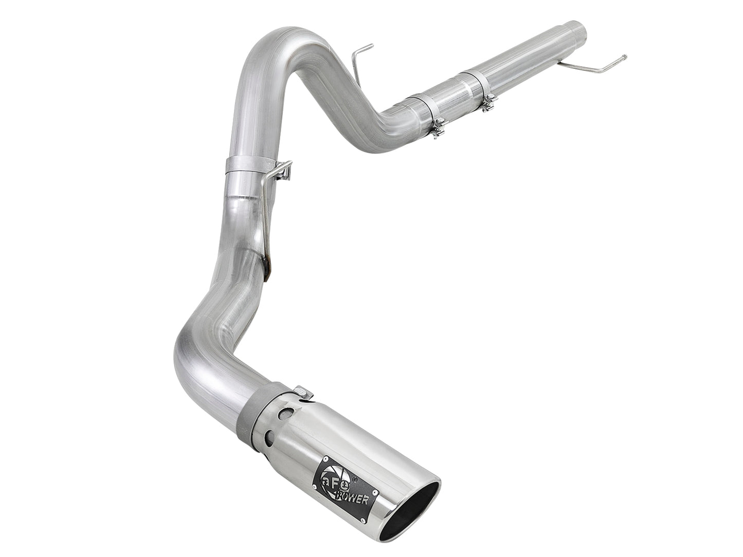 aFe Atlas 4in Aluminized Steel DPF-Back Exh 18-19 Ford F-150 - 49-03106-P