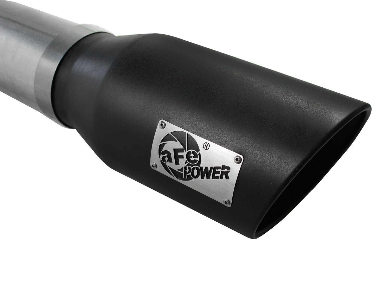 aFe Atlas Exhaust 5in DPF-Back Al Steel 07.5-10 GM Diesel - 49-04040-B