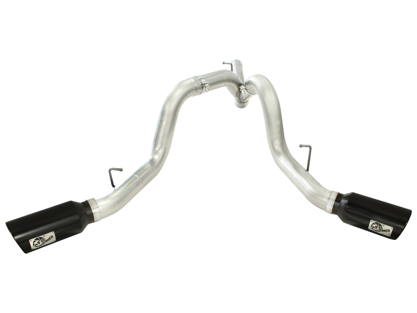 aFe MACHForce XP Exhaust Aluminized Dual Split DPF Back 11-15 - 49-04043-B
