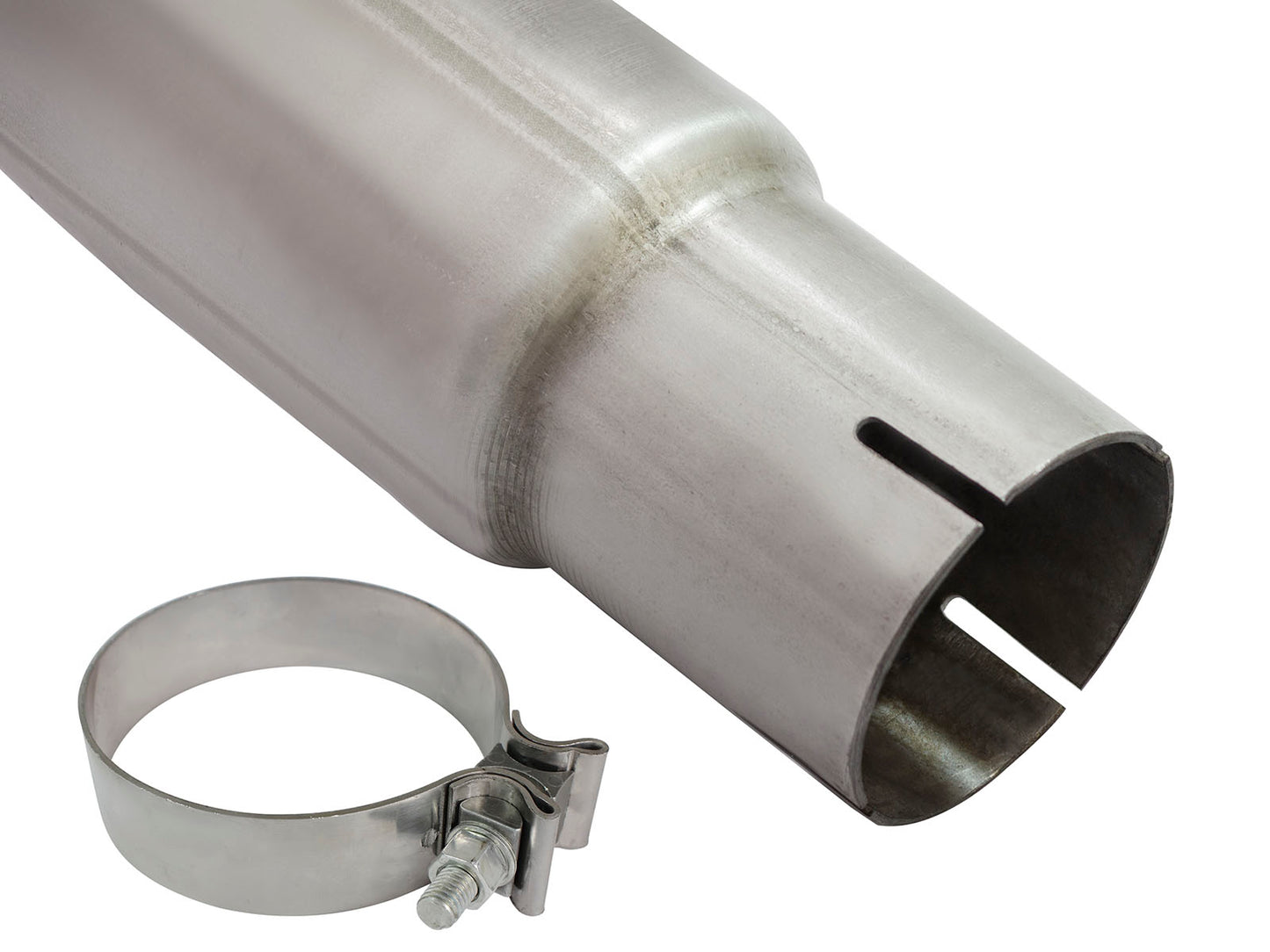 aFe LARGE BORE HD 3.5in DPF-Back Alum Exhaust w/Black Tip - 49-04064-B