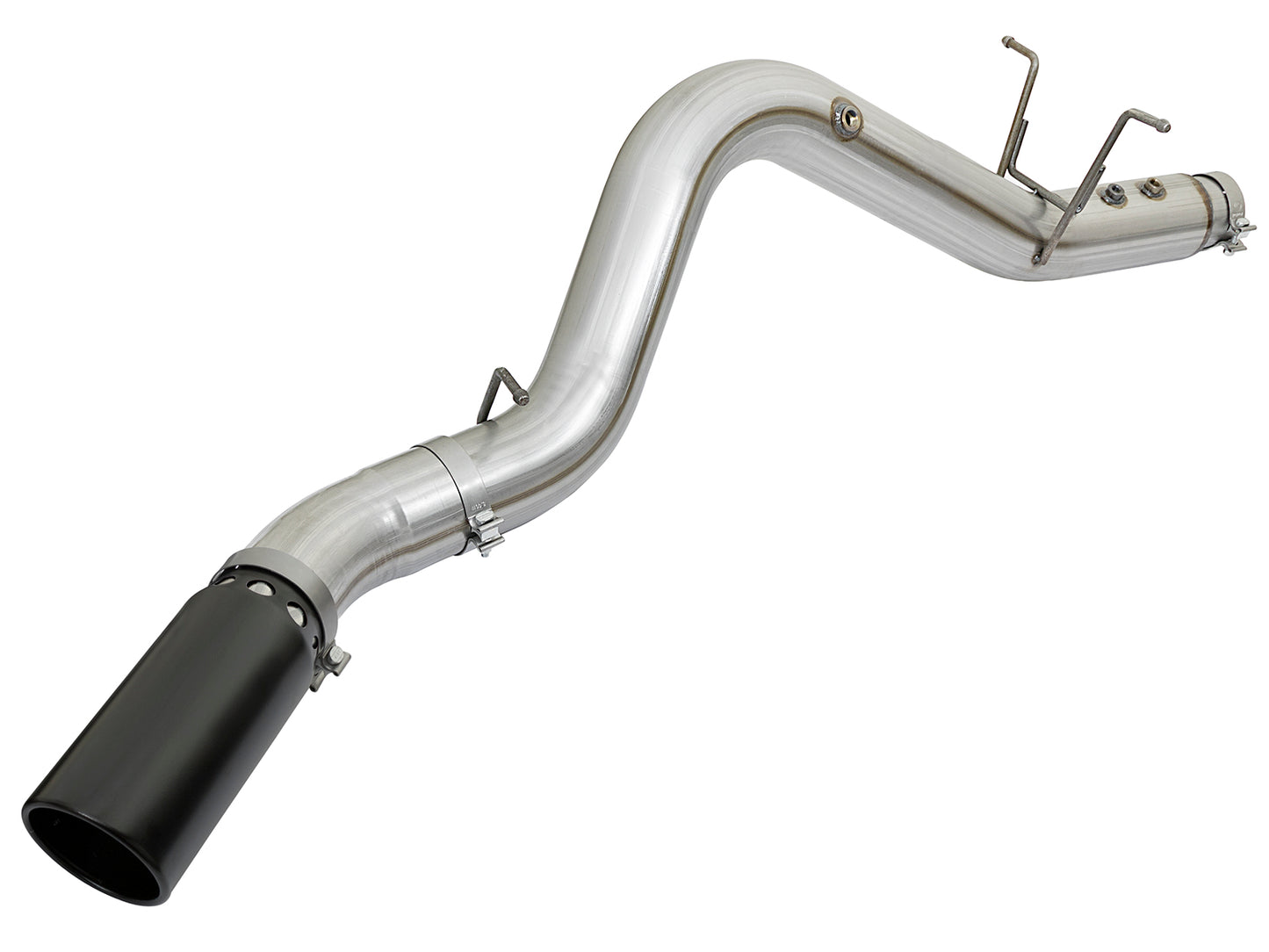aFe ATLAS 5in DPF-Back Aluminized Steel Exhaust System GM Diesel - 49-04085-B
