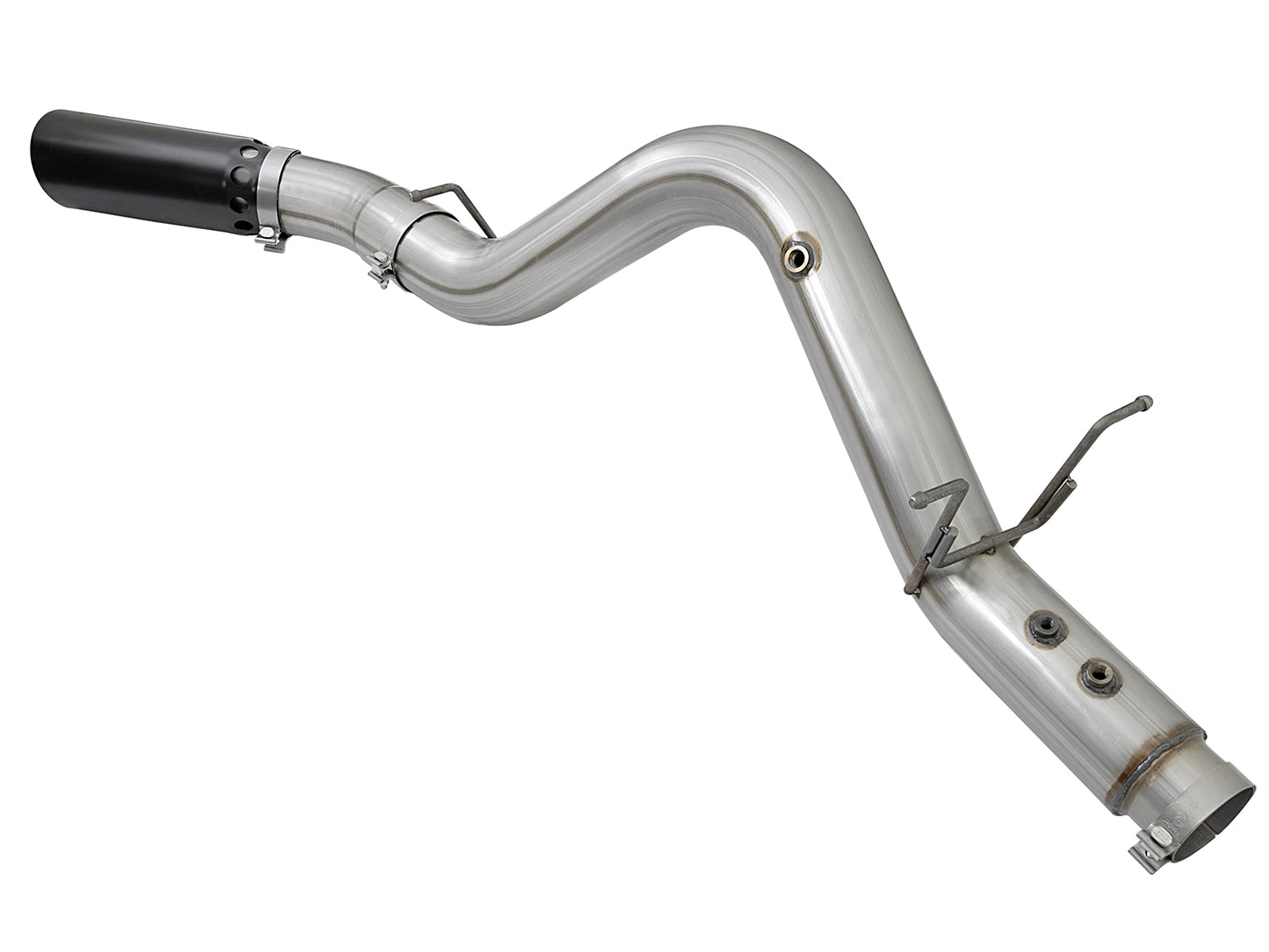 aFe ATLAS 5in DPF-Back Aluminized Steel Exhaust System GM Diesel - 49-04085-B