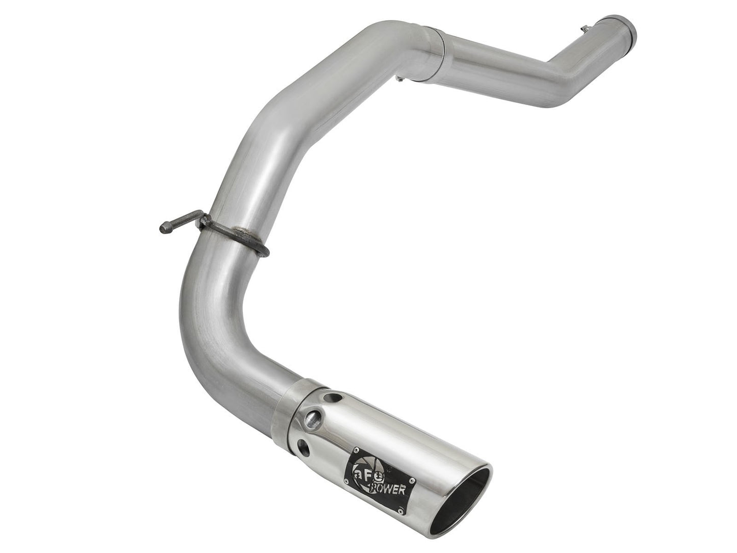 aFe Atlas Exhaust 5in DPF-Back Al Steel 2016 Nissan Titan - 49-06113-P