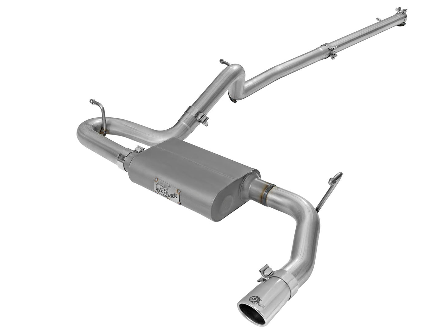 aFe Scorpion 2-1/2in Aluminized Steel Cat Back Exhaust 07-17 Jeep - 49-08044-1P