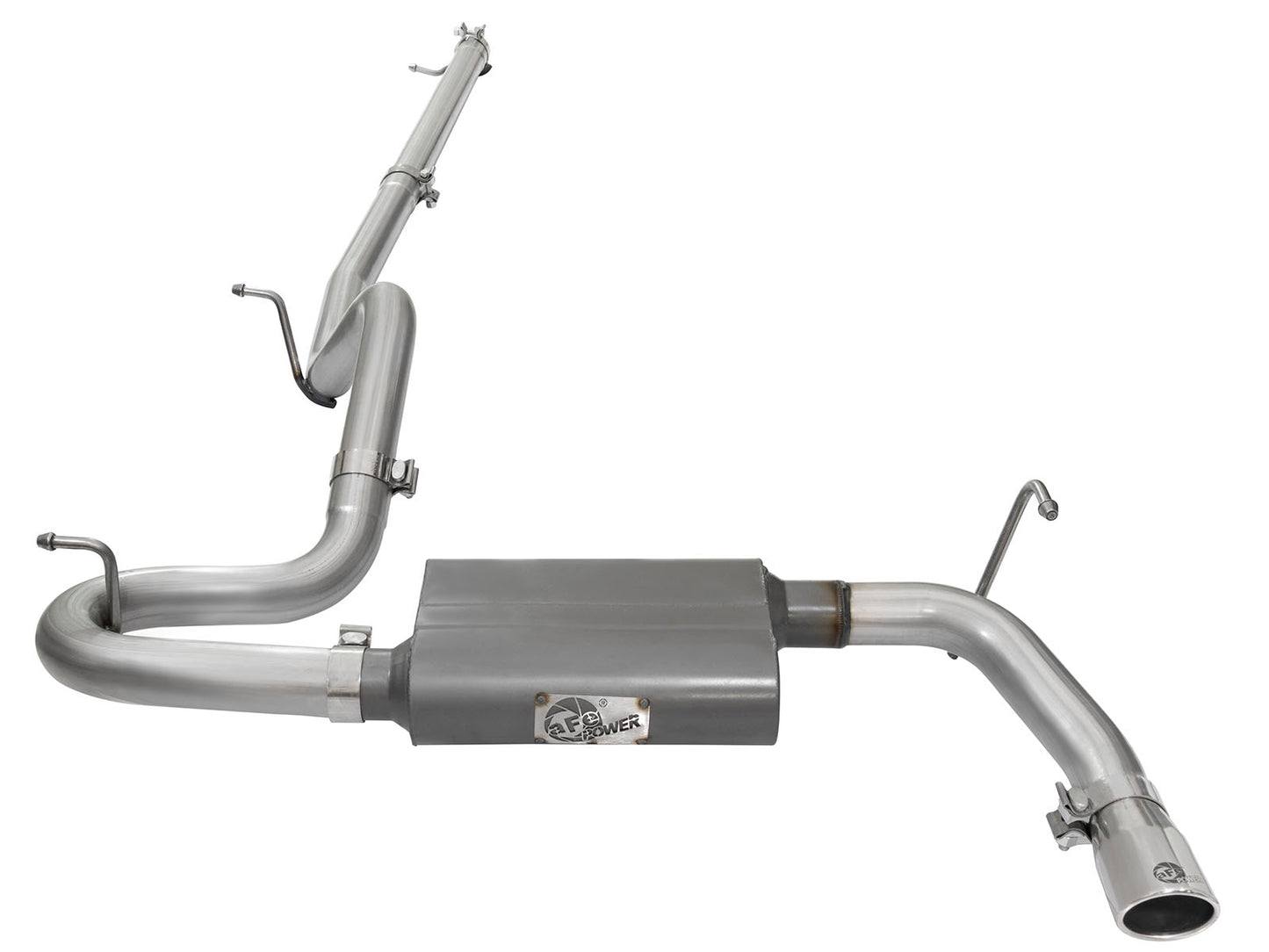 aFe Scorpion 2-1/2in Aluminized Steel Cat Back Exhaust 07-17 Jeep - 49-08044-1P