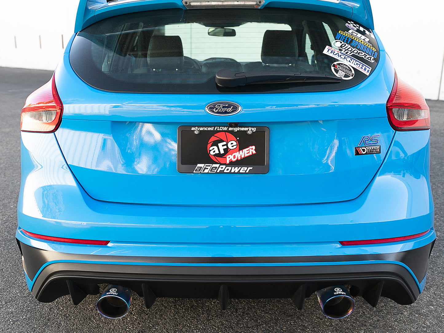 aFe Takeda 3in 304 SS Cat-Back Exhaust System w/ Blue - 49-33103-L