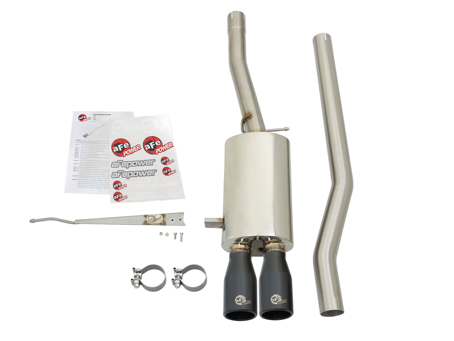 aFe MACHForce XP Exhausts Cat-Back SS-304 14-17 Mini Cooper S - 49-36331-B