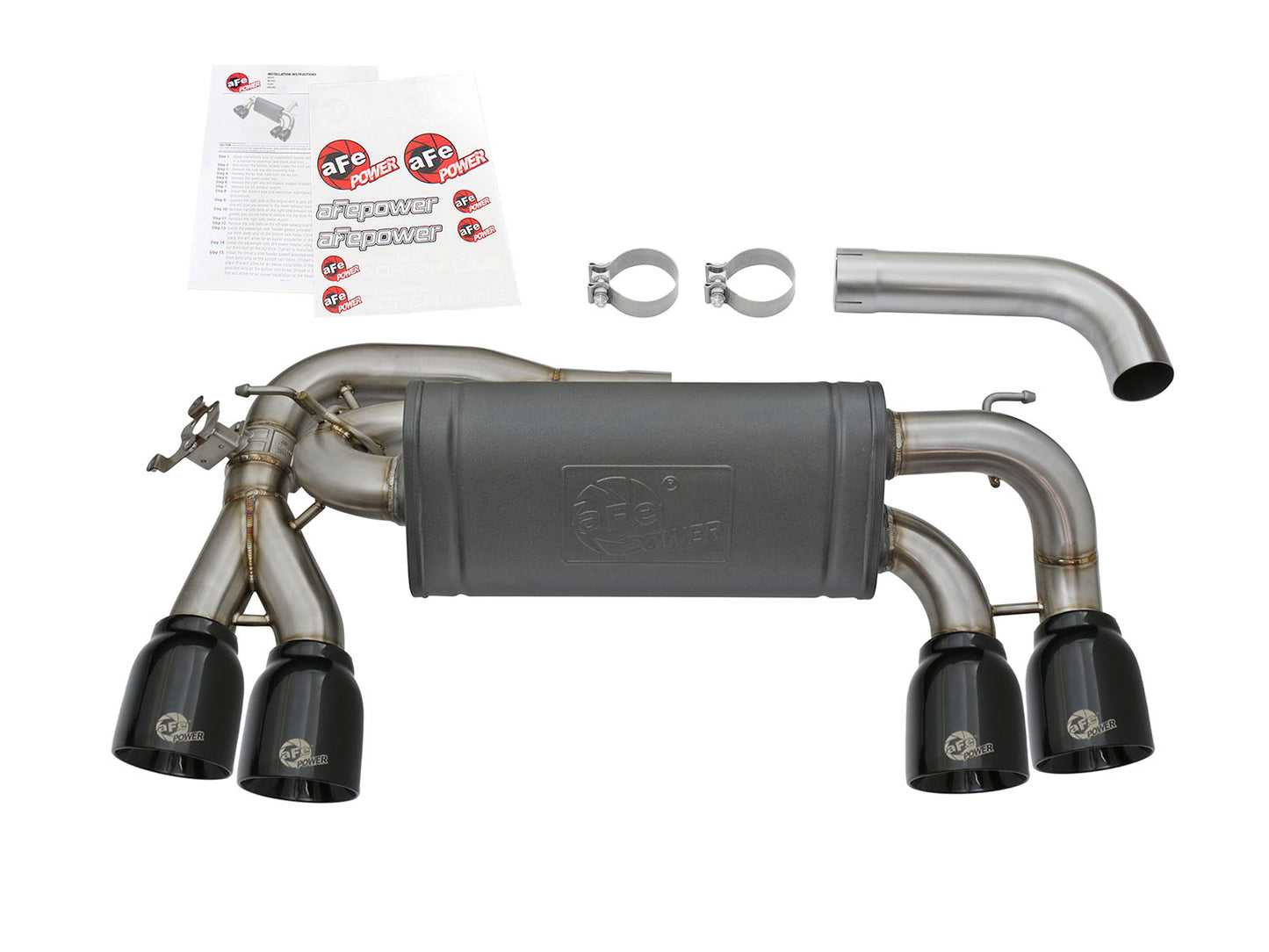 aFe MACHForce XP 3in - 2 1/2in Axle Back 304SS - 49-36333-B