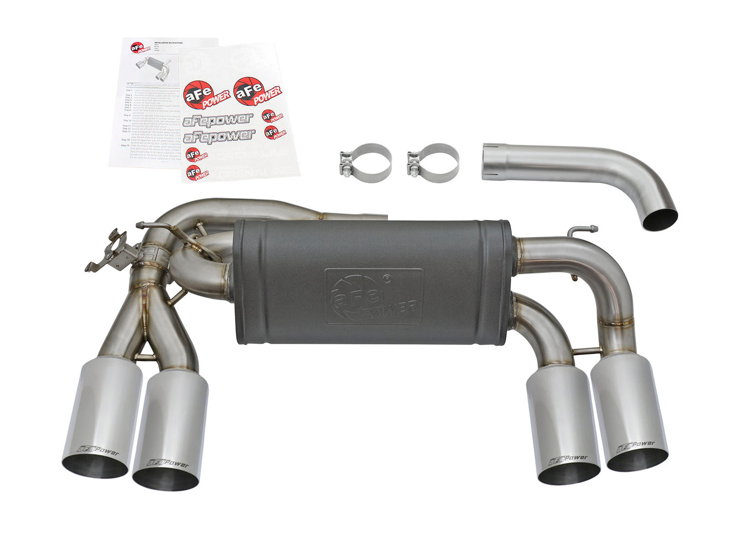 aFe MACHForce XP 3in - 2 1/2in Axle Back 304SS - 49-36333-P