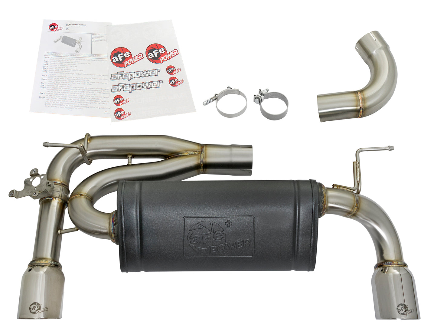 aFe MACHForce XP Exhausts Axle-Back 12-15 BMW 335i 3.0T (SS - 49-36336-P