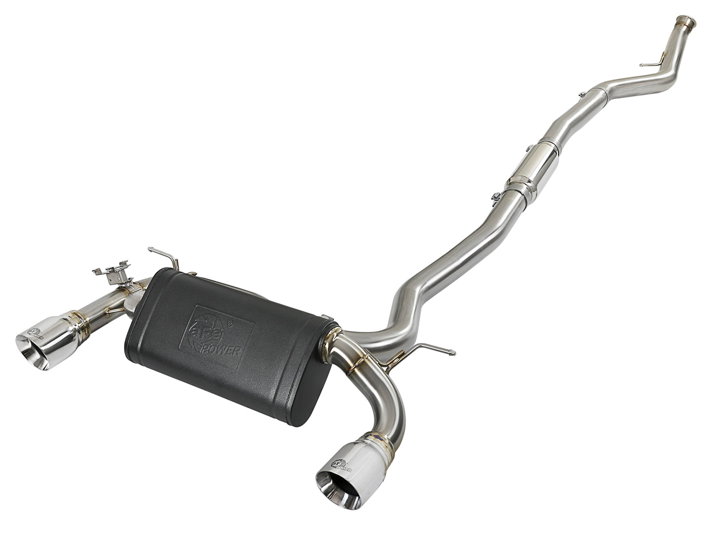 aFe MACH Force-Xp 3in 304 SS Cat-Back Exhaust w/Polished Tips - 49-36340-P