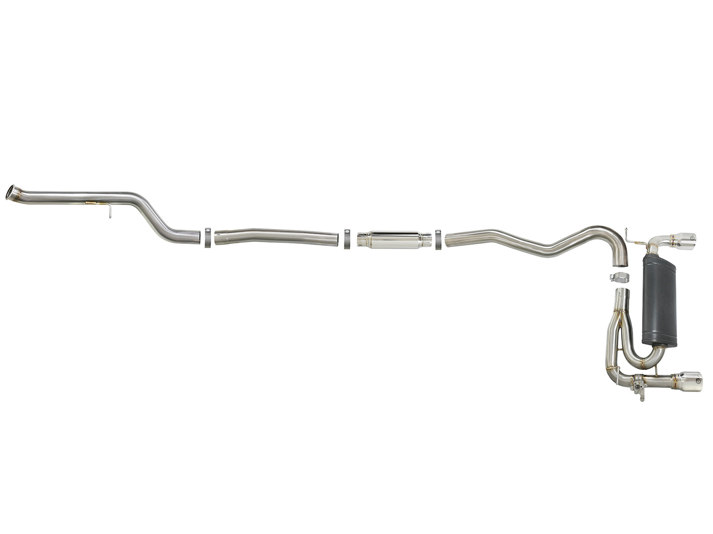 aFe MACH Force-Xp 3in 304 SS Cat-Back Exhaust w/Polished Tips - 49-36340-P