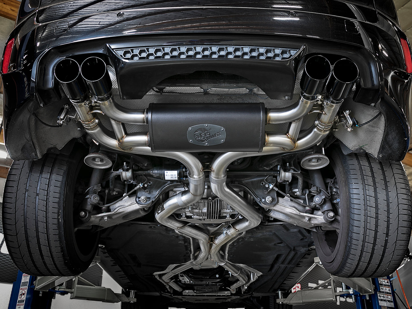 aFe MACH Force-Xp 3.5in. 304 SS C/B Exhaust System 15-18 - 49-36341-B
