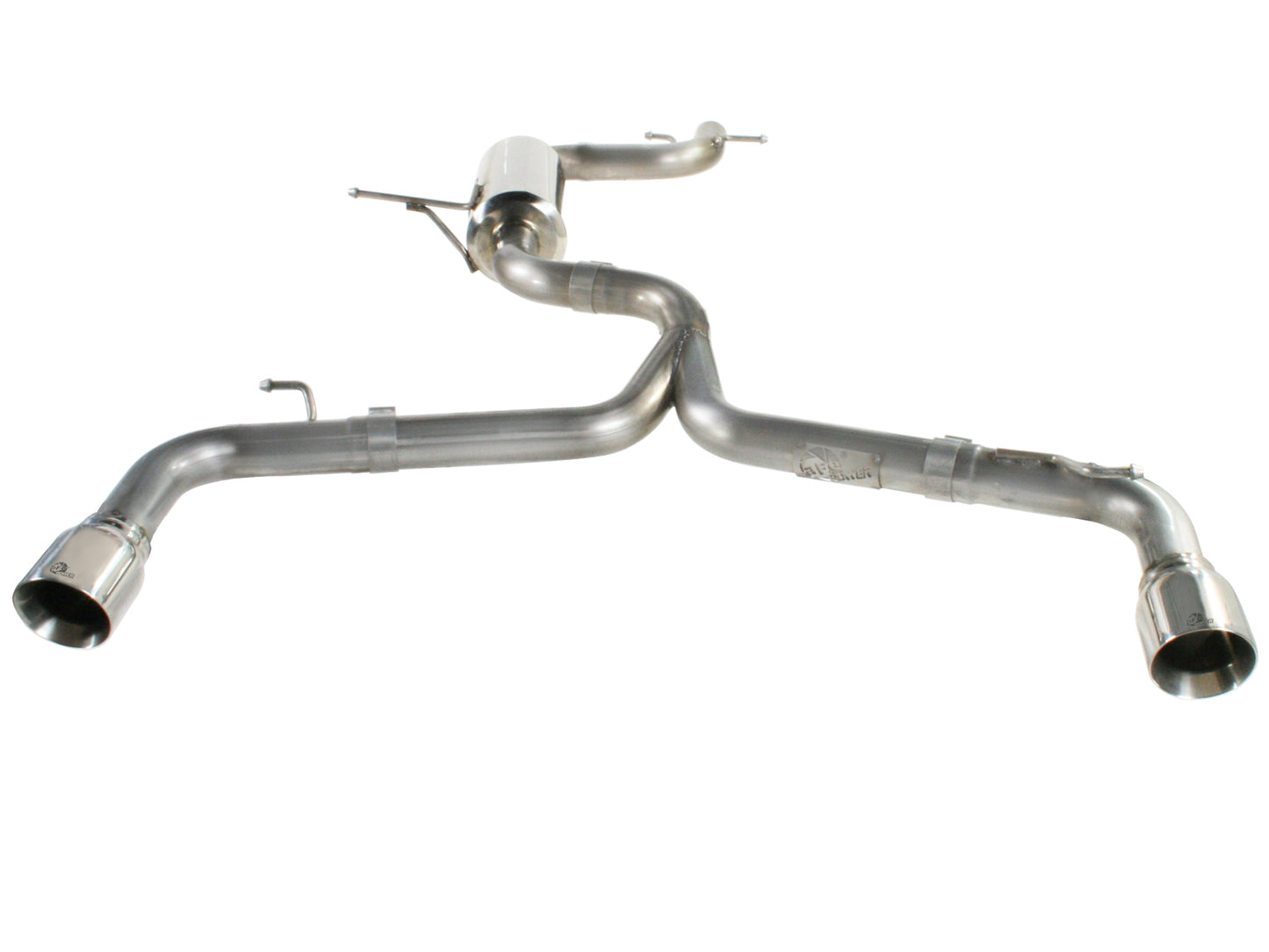 aFe MACHForce XP Exhaust 304SS Cat-Back w/ Polished Tips 12-13 - 49-36407
