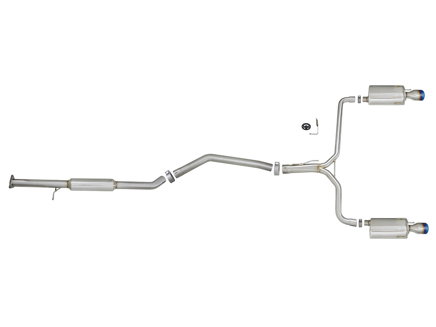 aFe Takeda 2.5-1.75in 304 SS Cat-Back Exhaust System 13-17 Honda - 49-36605-L