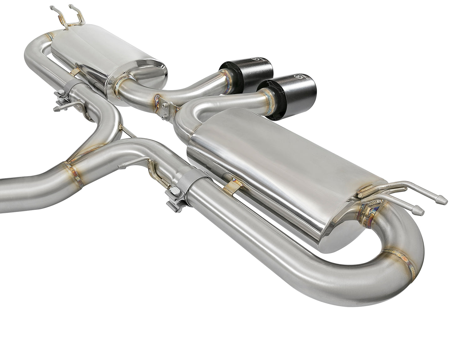 aFe Takeda 3in 304 SS Cat-Back Exhaust w/ Dual Center - 49-36618-B