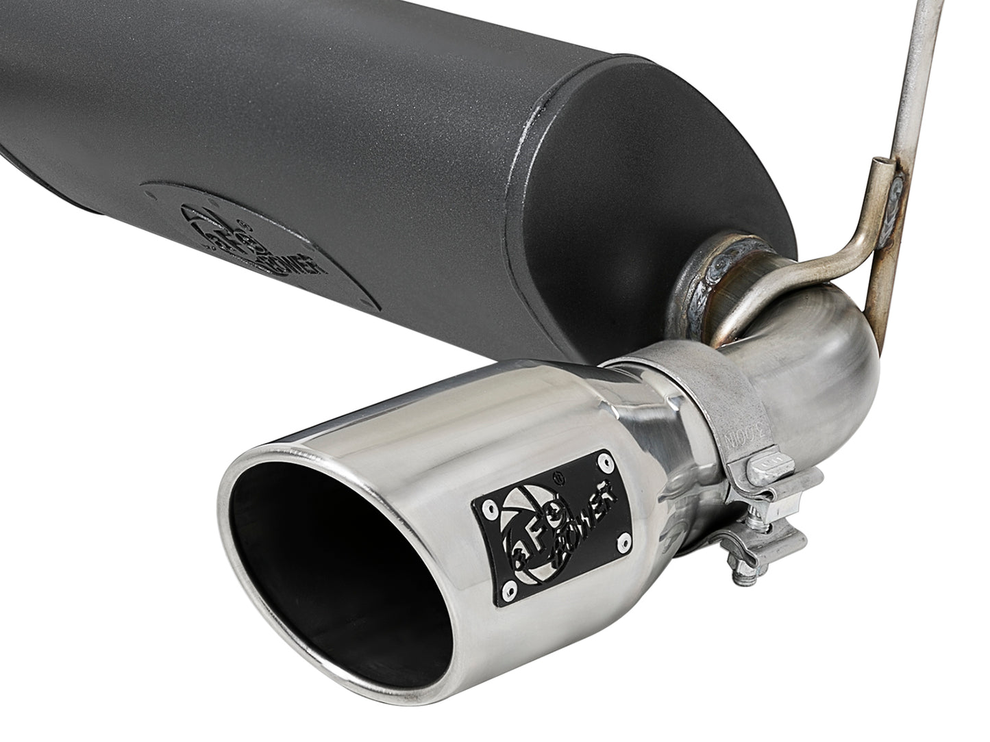 Rebel Series 2.5in 304 SS Cat-Back Exhaust w/ Polished Tips - 49-38066-P