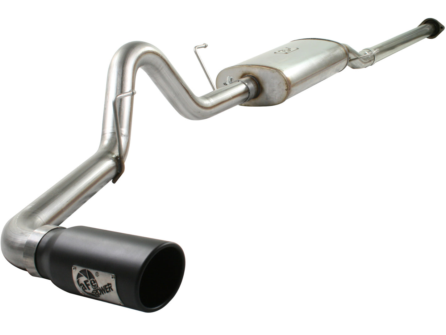 aFe MACHForce XP 3in 409SS Cat Back Exhaust w/ Black - 49-43015-B
