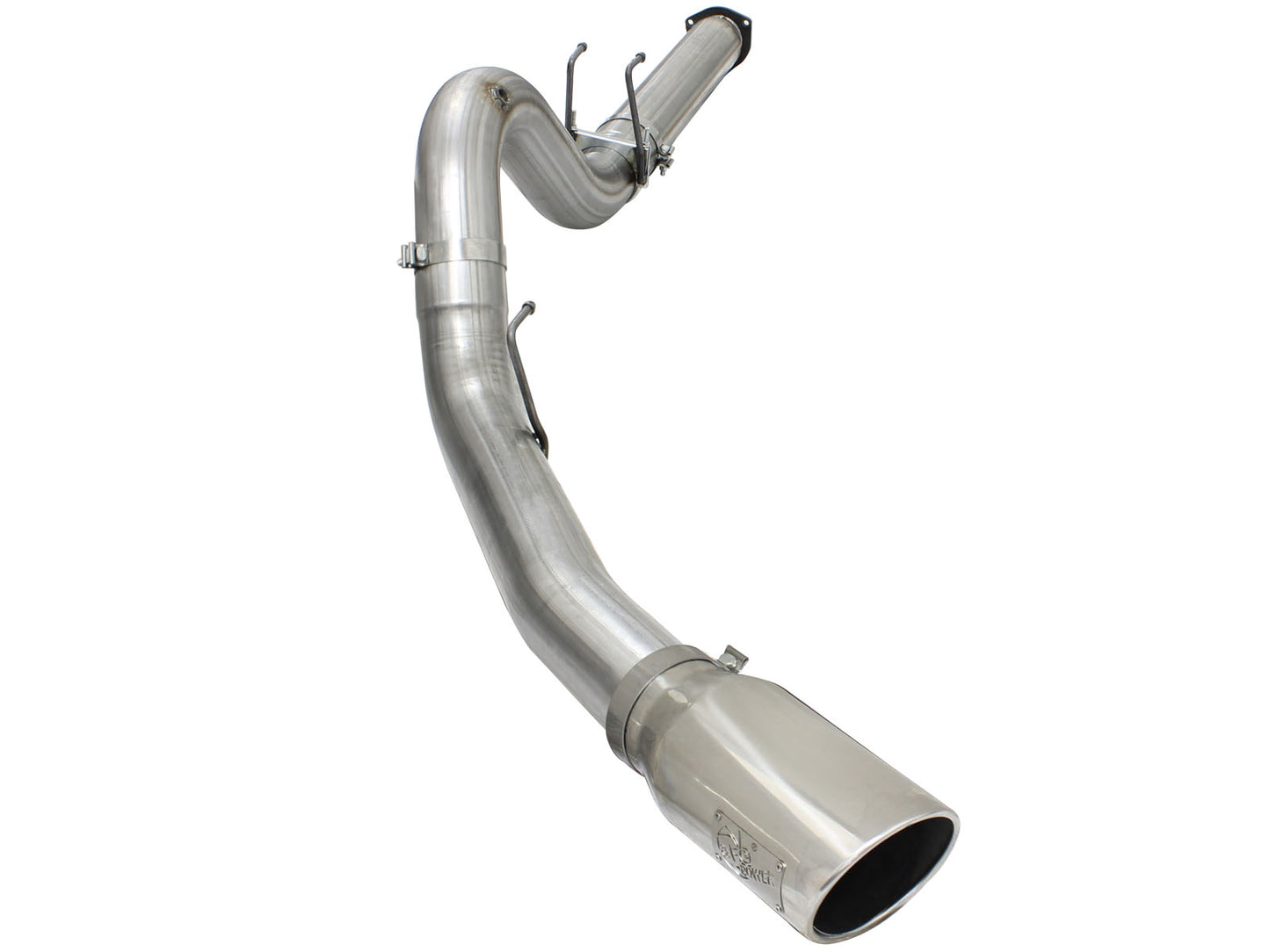 aFe MACHForce XP Exhaust 5in DPF-Back SS Exh 2015 Ford - 49-43064-P