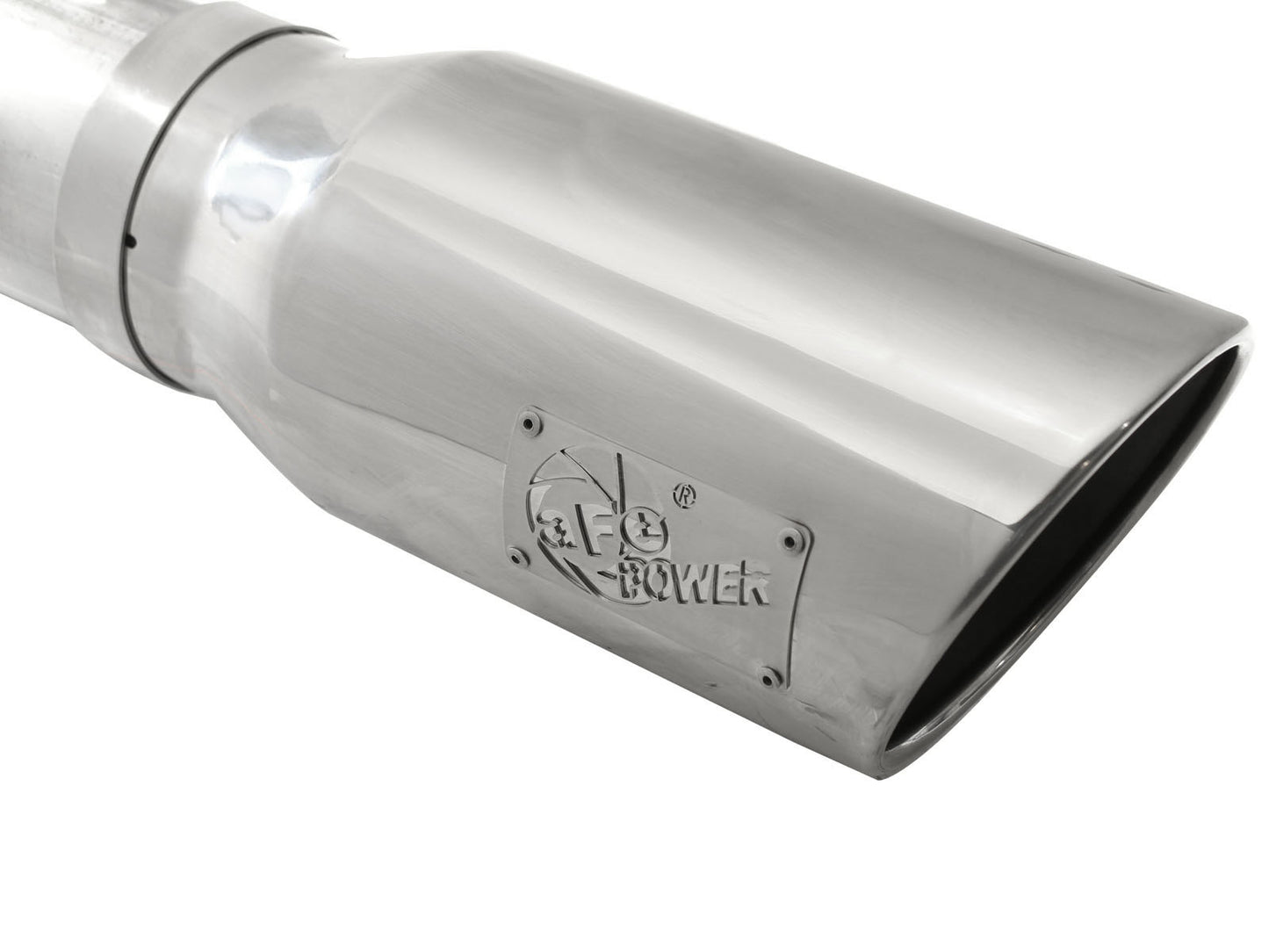 aFe MACHForce XP Exhaust 5in DPF-Back SS Exh 2015 Ford - 49-43064-P