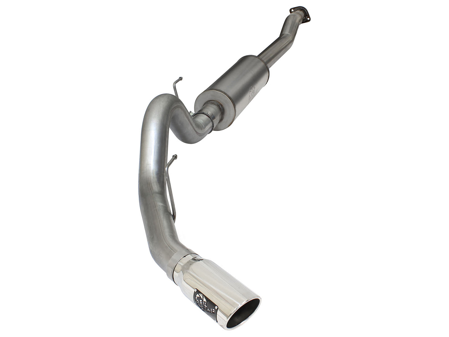 aFe MACHForce XP SS Exhaust 4in Cat-Back w/ Polish Tip - 49-43069-P