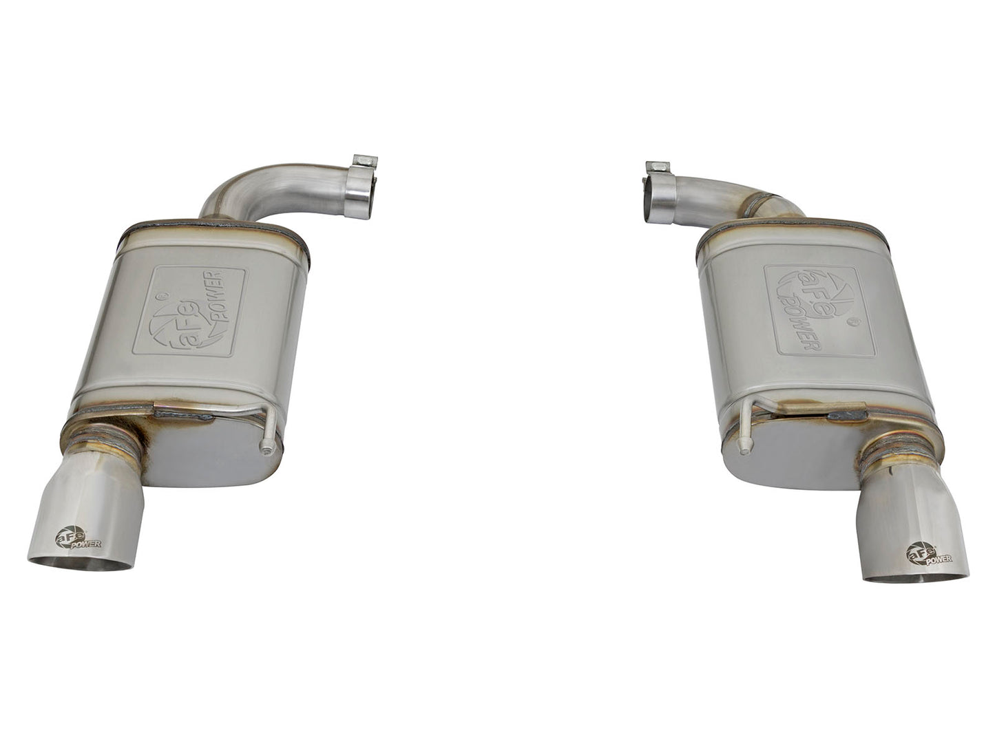 aFe MACHForce XP 2.5in 409 Stainless Axle Back Exhaust w/Stainless - 49-43085-P
