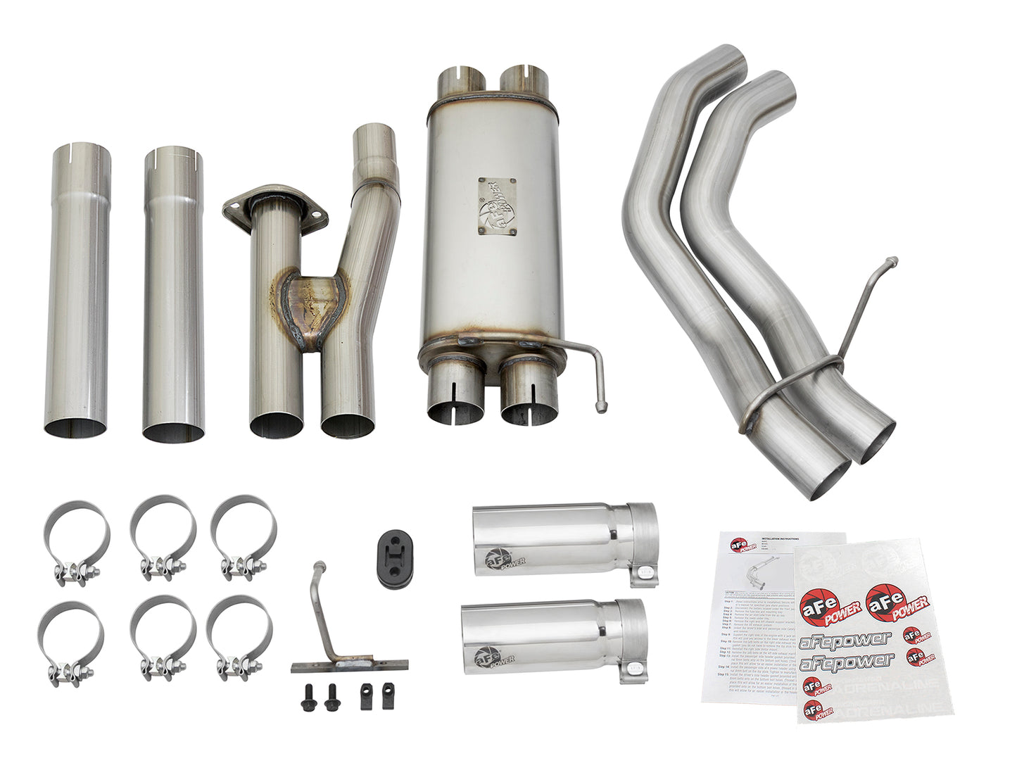aFe POWER Rebel Series 3in 409 SS Cat Back Exhaust - 49-43091-P
