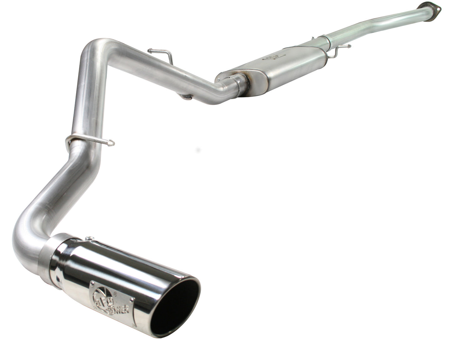 aFe MACHForce XP Exhaust SS-409 Cat-Back w/ 304SS Polished Tip - 49-44013-P