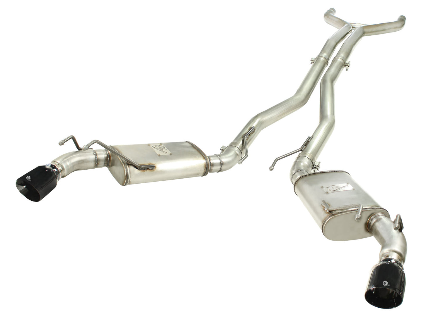 aFe MACHForce XP Exhaust 3in Stainless Stee CB/10-13 Chevy Camaro - 49-44039-B