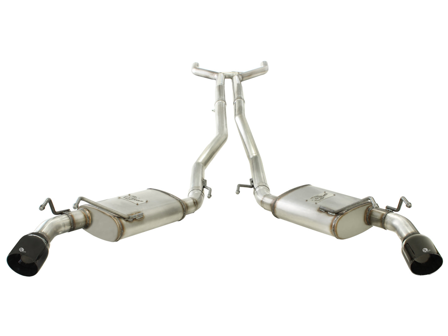 aFe MACHForce XP Exhaust 2.5in Stainless Steel CB/10-13 Chevy Camaro - 49-44042-B