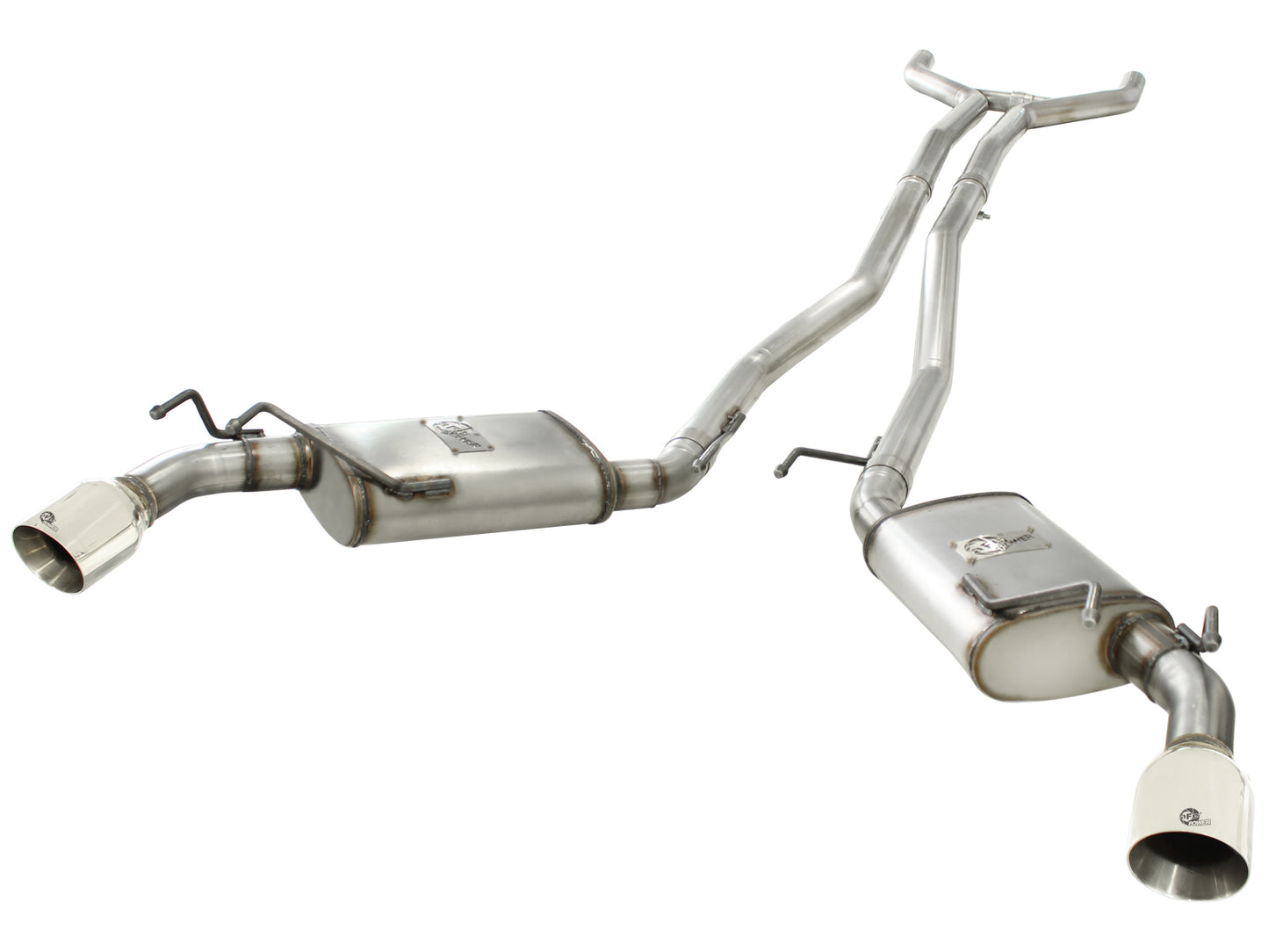 aFe MACHForce XP Exhaust 2.5in Stainless Steel CB/10-13 Chevy Camaro - 49-44042-P
