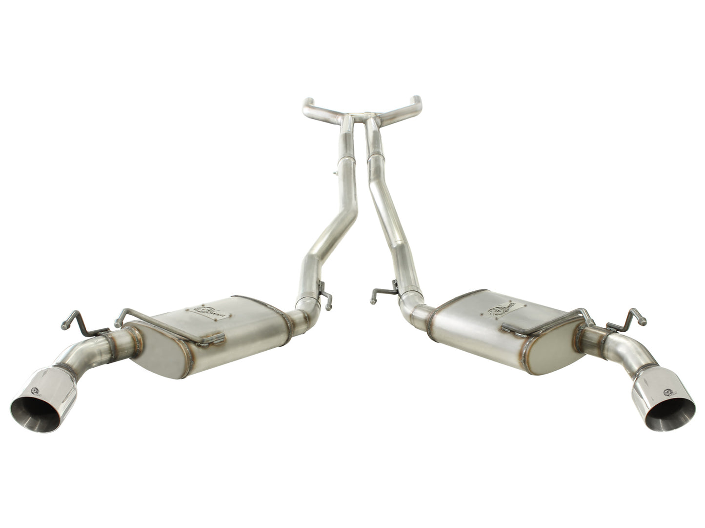 aFe MACHForce XP Exhaust 2.5in Stainless Steel CB/10-13 Chevy Camaro - 49-44042-P
