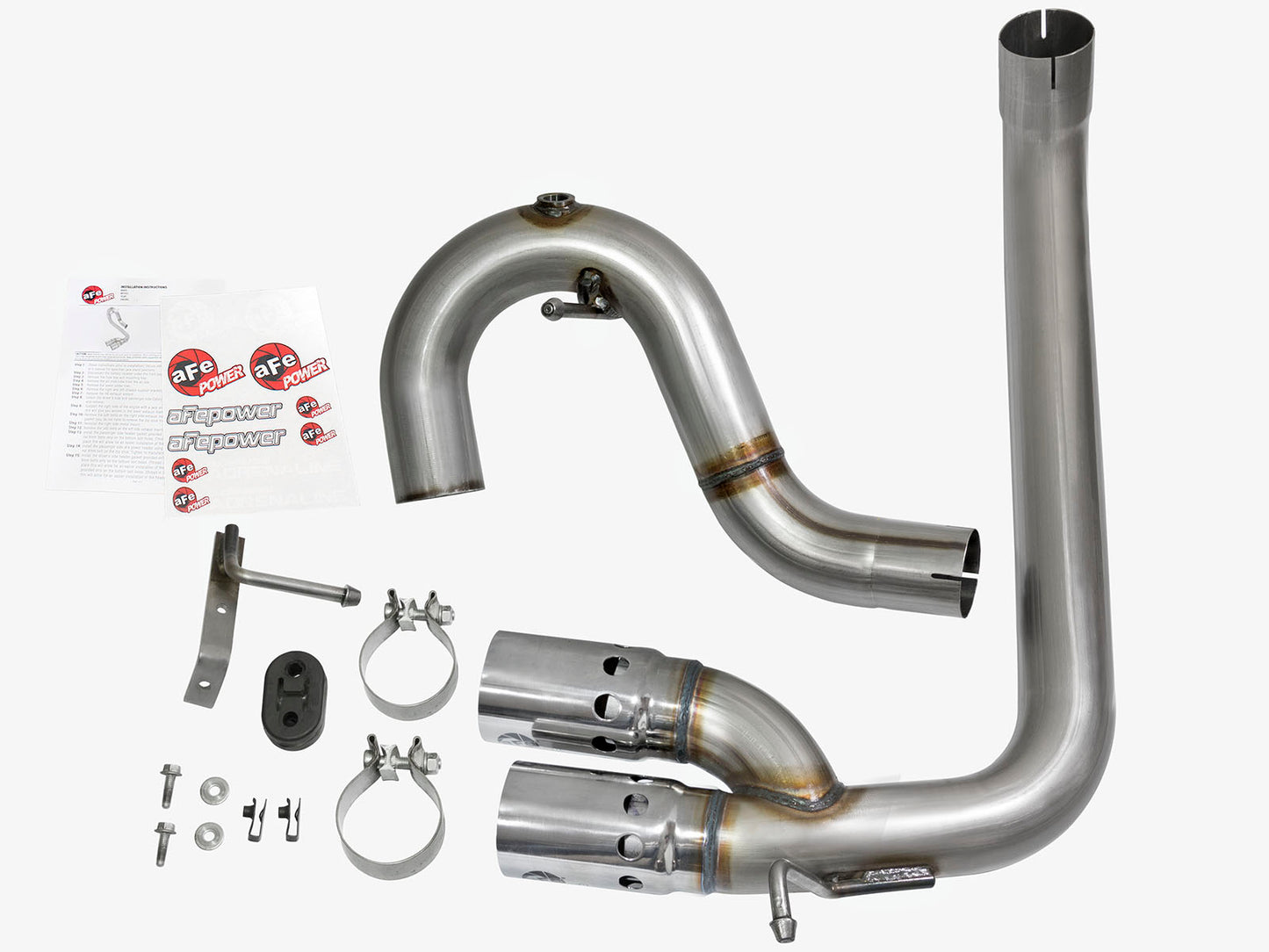 aFe Rebel Series DPF-Back 3in Side Exit SS Exhaust w/ - 49-44065-P