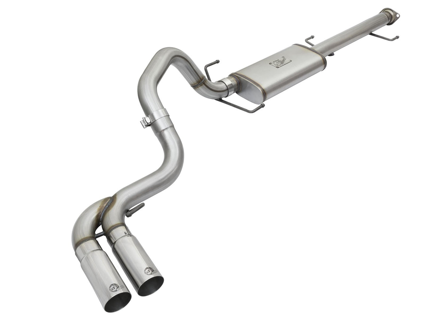 aFe Rebel Series 3in Stainless Steel Cat-Back Exhaust System w/Polished - 49-46030-P