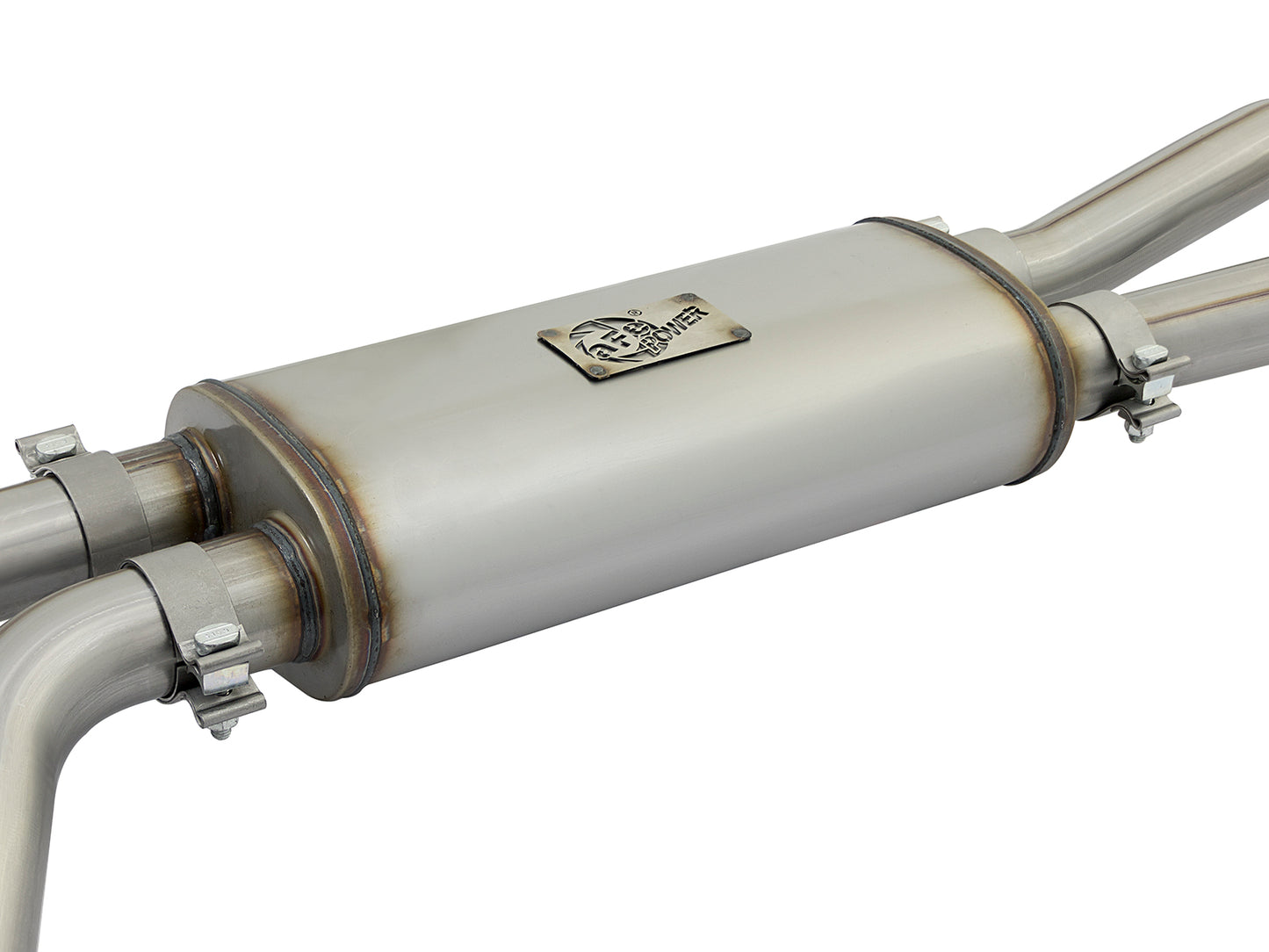 aFe Rebel Series 3in 409 SS Cat-Back Exhaust w/ Black - 49-46124-B