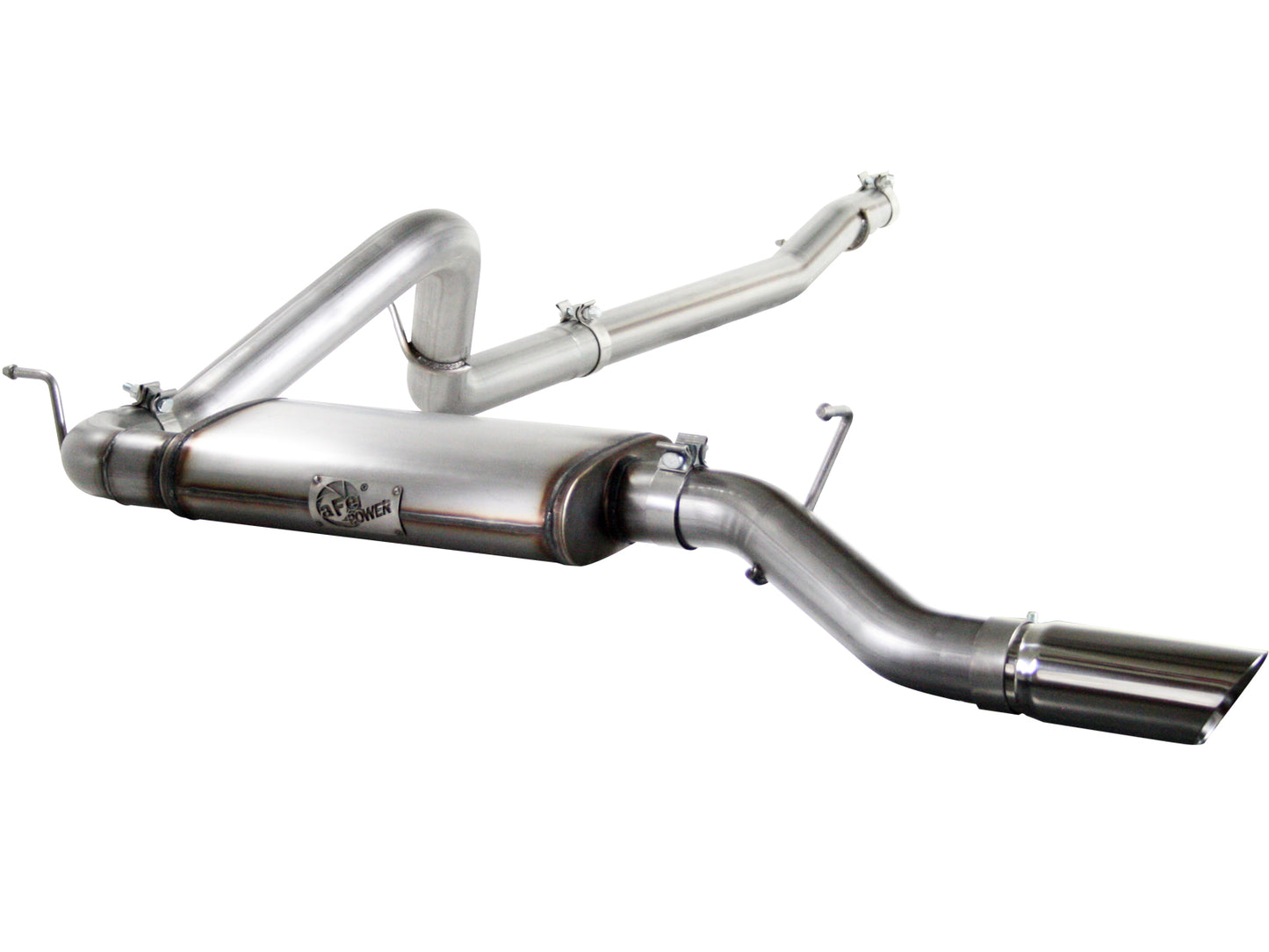 aFe MACHForce XP Exhausts Cat-Back SS-409 EXH CB Jeep Wrangler - 49-46211