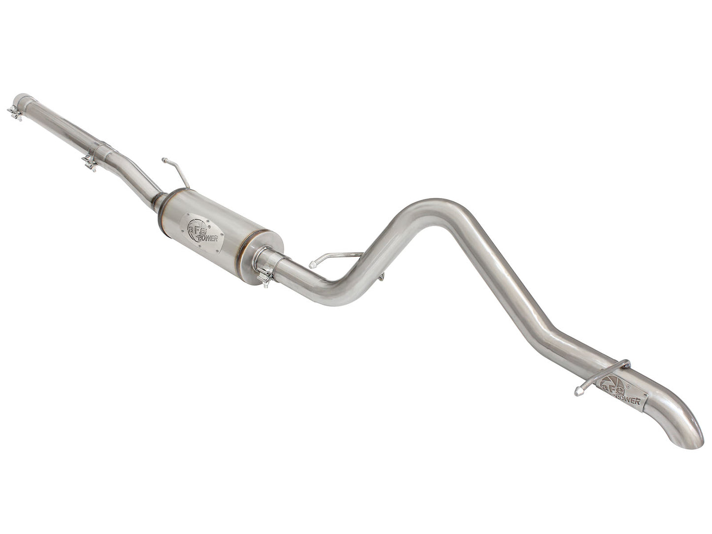 aFe MACHForce XP 2.5in SS-409 Cat-Back Exhaust 07-16 Jeep Wrangler - 49-48055