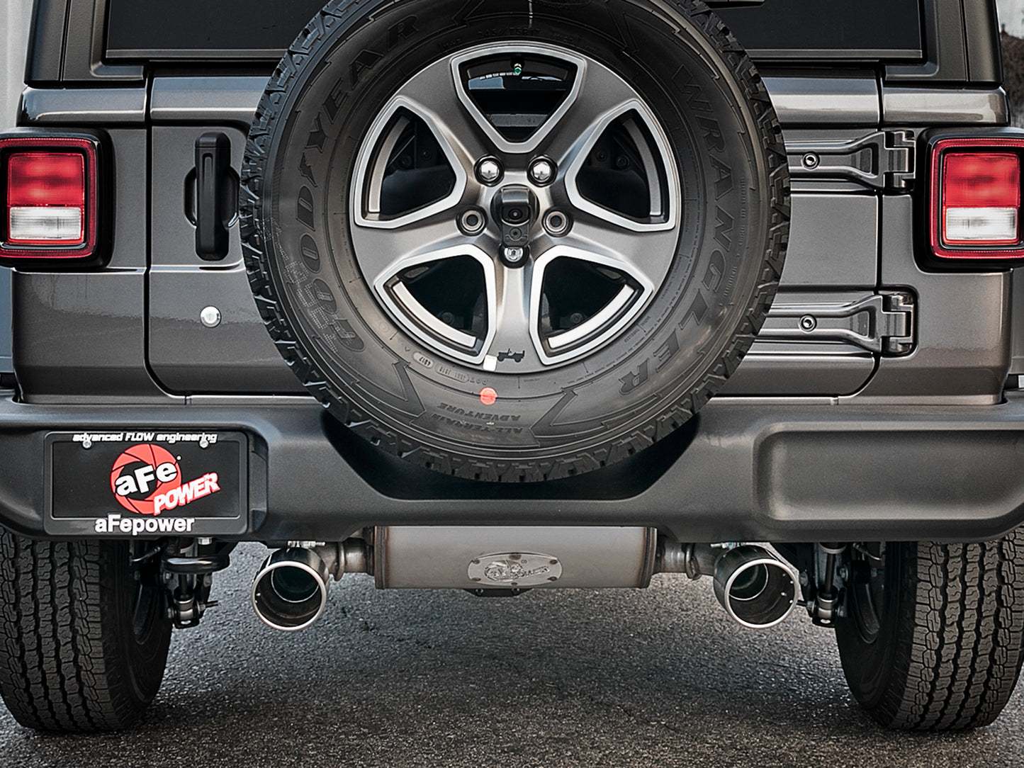 aFe Rebel Series 2.5in 409 SS Cat-Back Exhaust w/ Polished - 49-48066-P