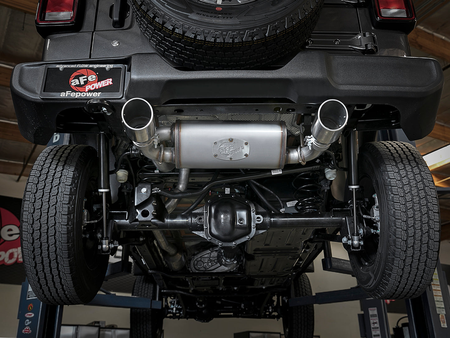 aFe Rebel Series 2.5in 409 SS Cat-Back Exhaust w/ Polished - 49-48066-P