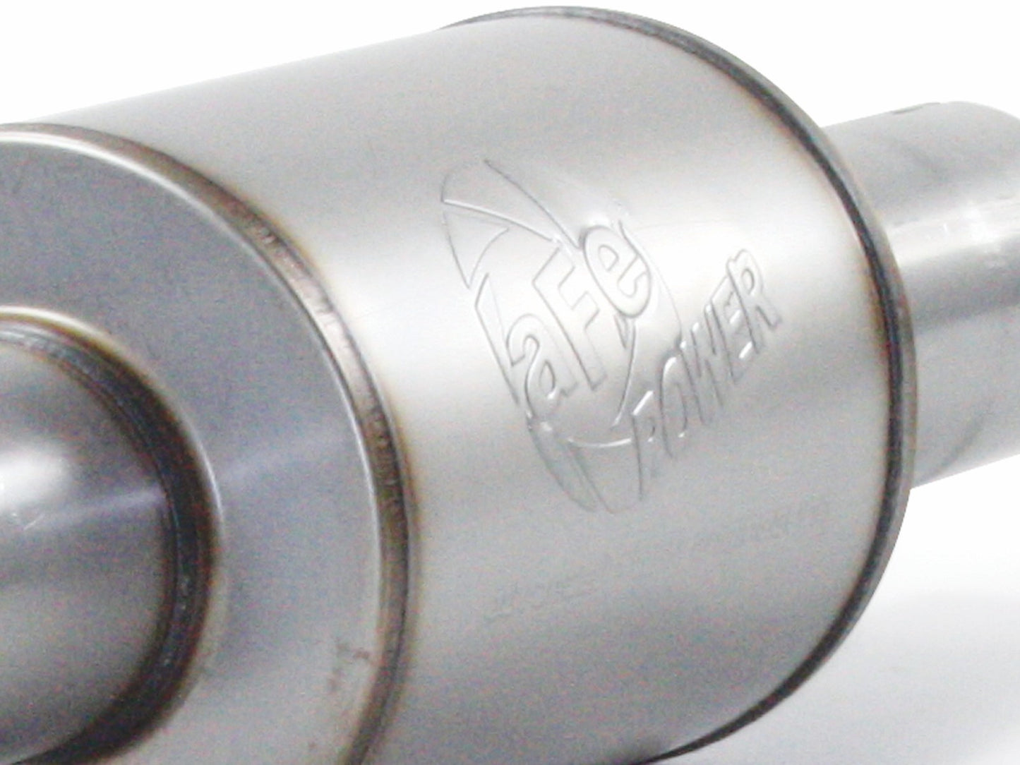 aFe Atlas Exhausts Mufflers Al Steel EXH Muffler 4 ID - 49-91014