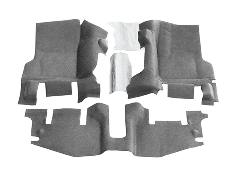 BedRug 97-06 Jeep TJ Front 3pc BedTred Floor Kit w/Center - BTTJ97F