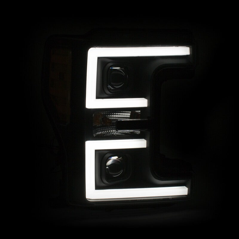 ANZO LED Headlights 17-18 Ford F-250 Super Duty Plank-Style L.E.D. - 111388