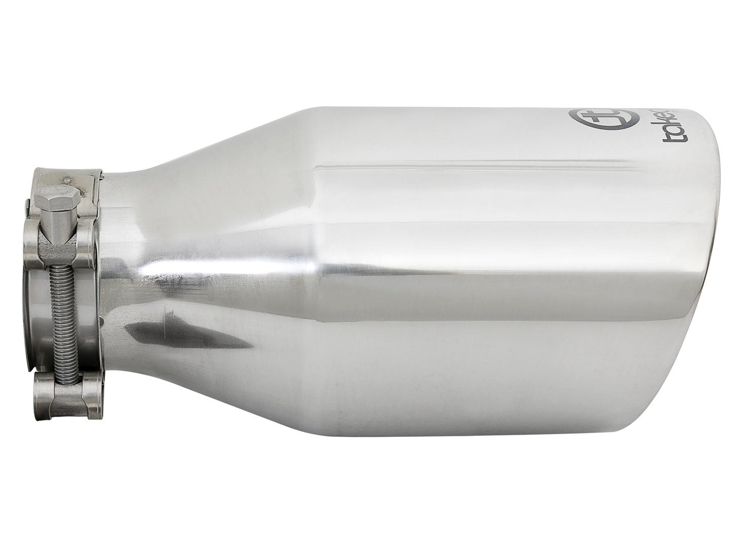 aFe Takeda 304 Stainless Steel Clamp-On Exhaust Tip 2.5in. Inlet - 49T25454-P09