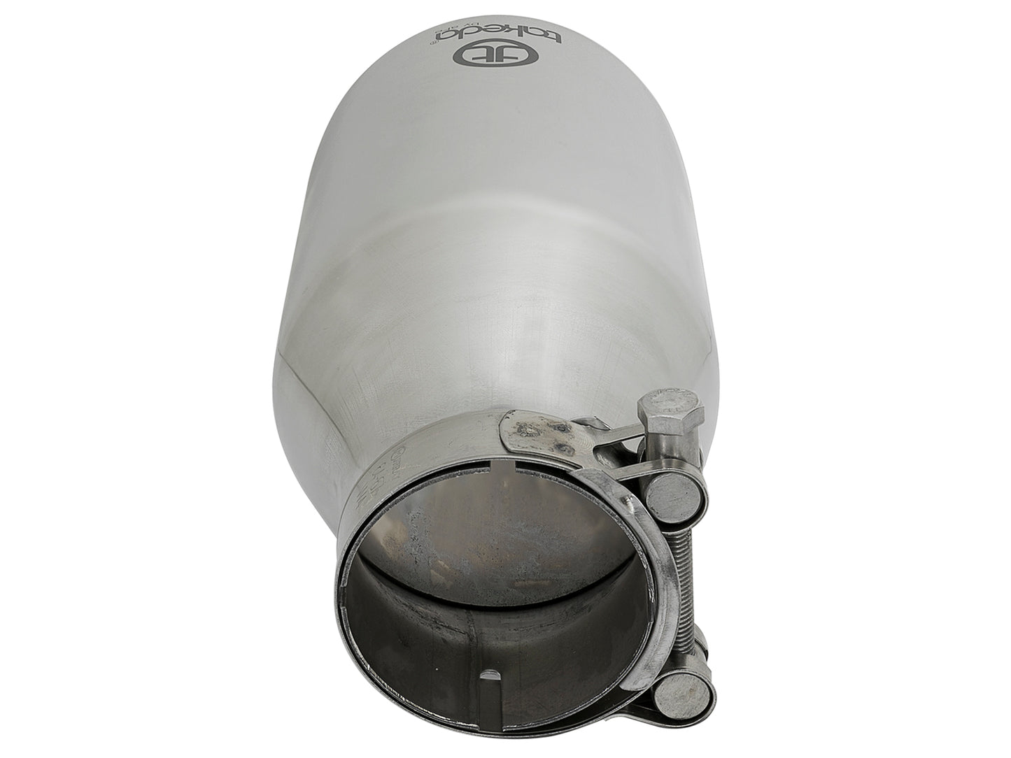 aFe Takeda 304 Stainless Steel Clamp-On Exhaust Tip 2.5in. Inlet - 49T25454-P09