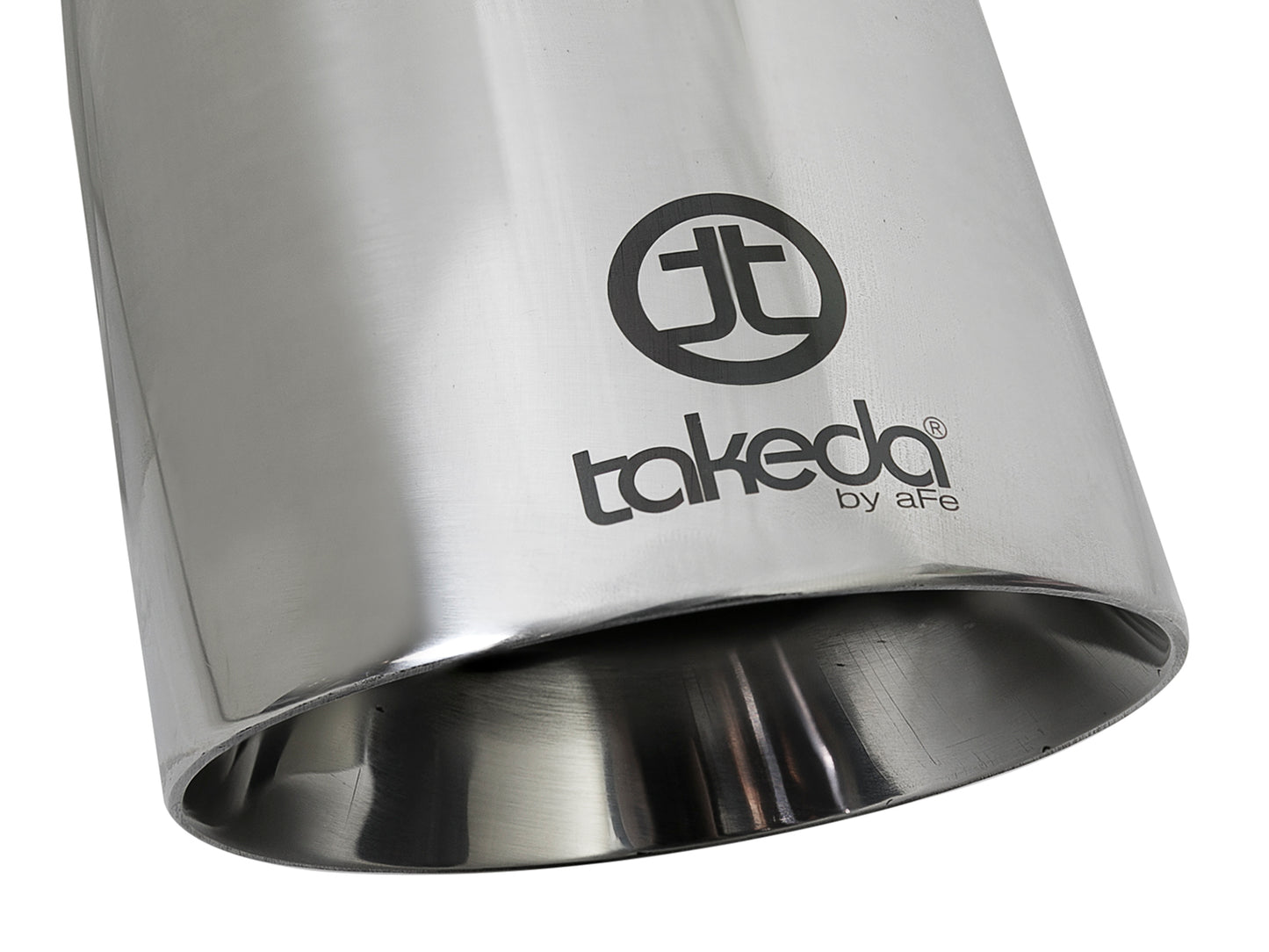 aFe Takeda 304 Stainless Steel Clamp-On Exhaust Tip 2.5in. Inlet - 49T25454-P09