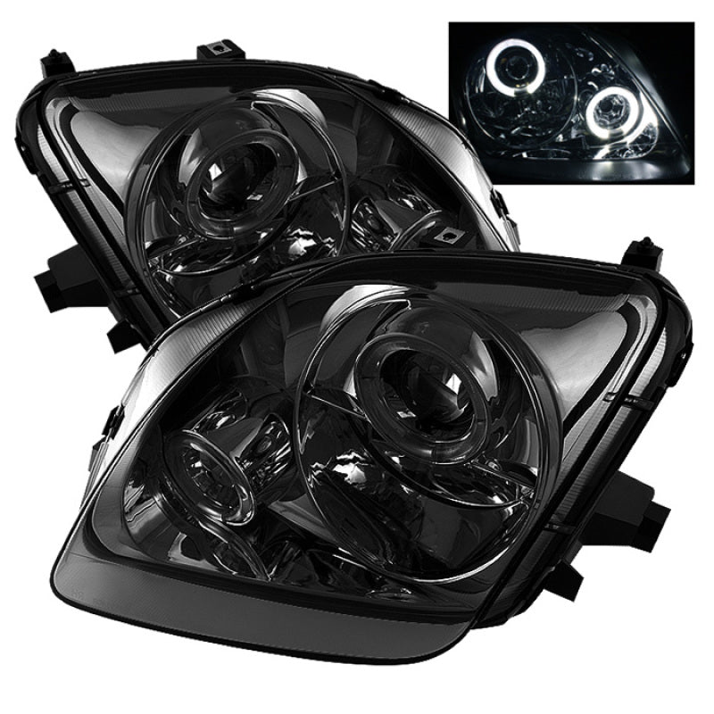 Spyder Honda Prelude 97-01 Projector Headlights LED Halo Smoke High - 5011053