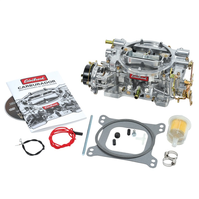 Edelbrock Carburetor Performer Series 4-Barrel 750 CFM Electric Choke Satin - 1411