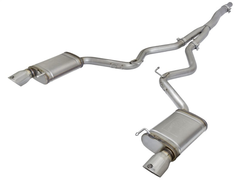 aFe MACHForce XP Exhausts Cat-Back SS-304 EXH w/ Polished Tips - 49-33084-P